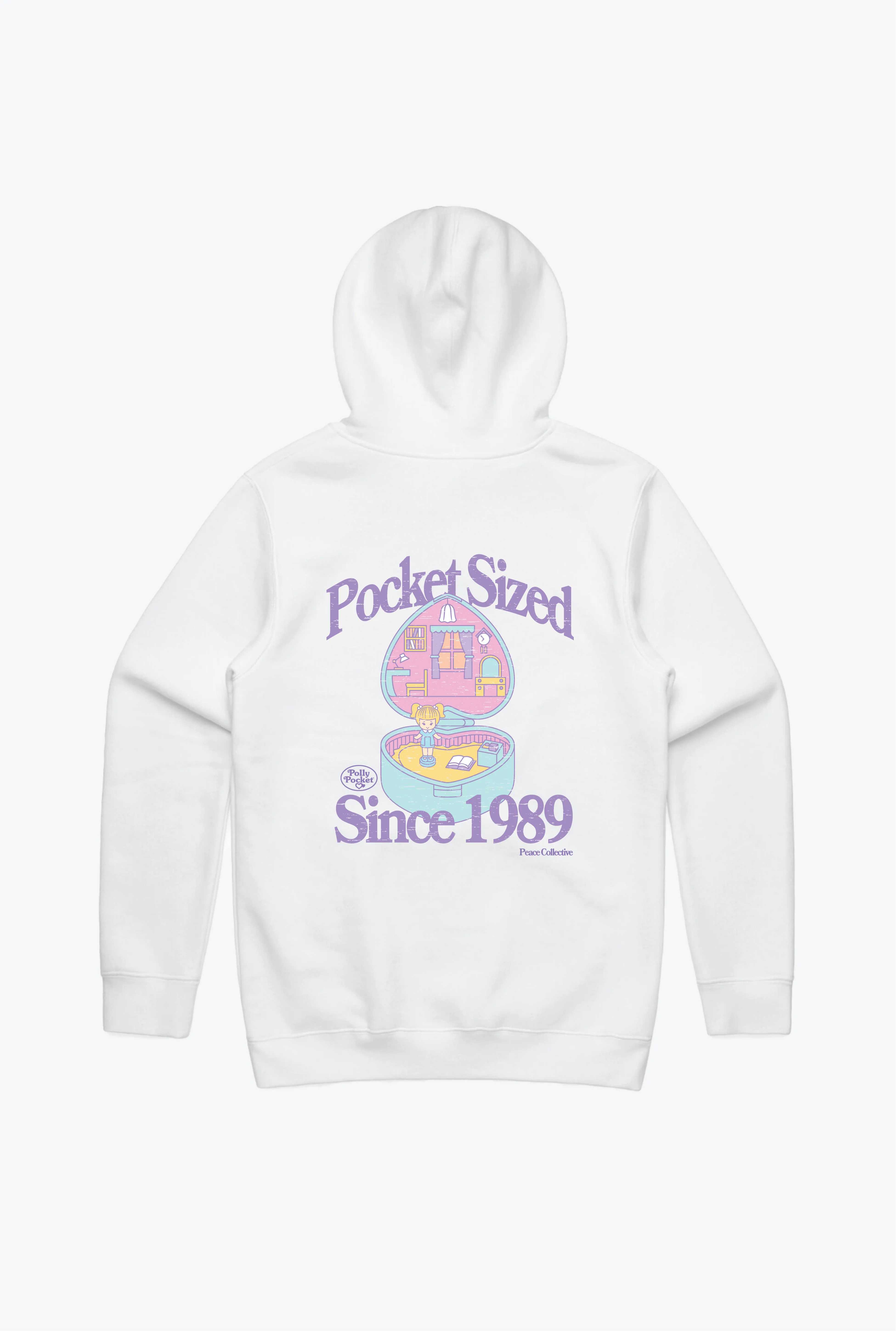 Polly Pocket™ x P/C Since 1989 Hoodie - White sold by Peace-Collective