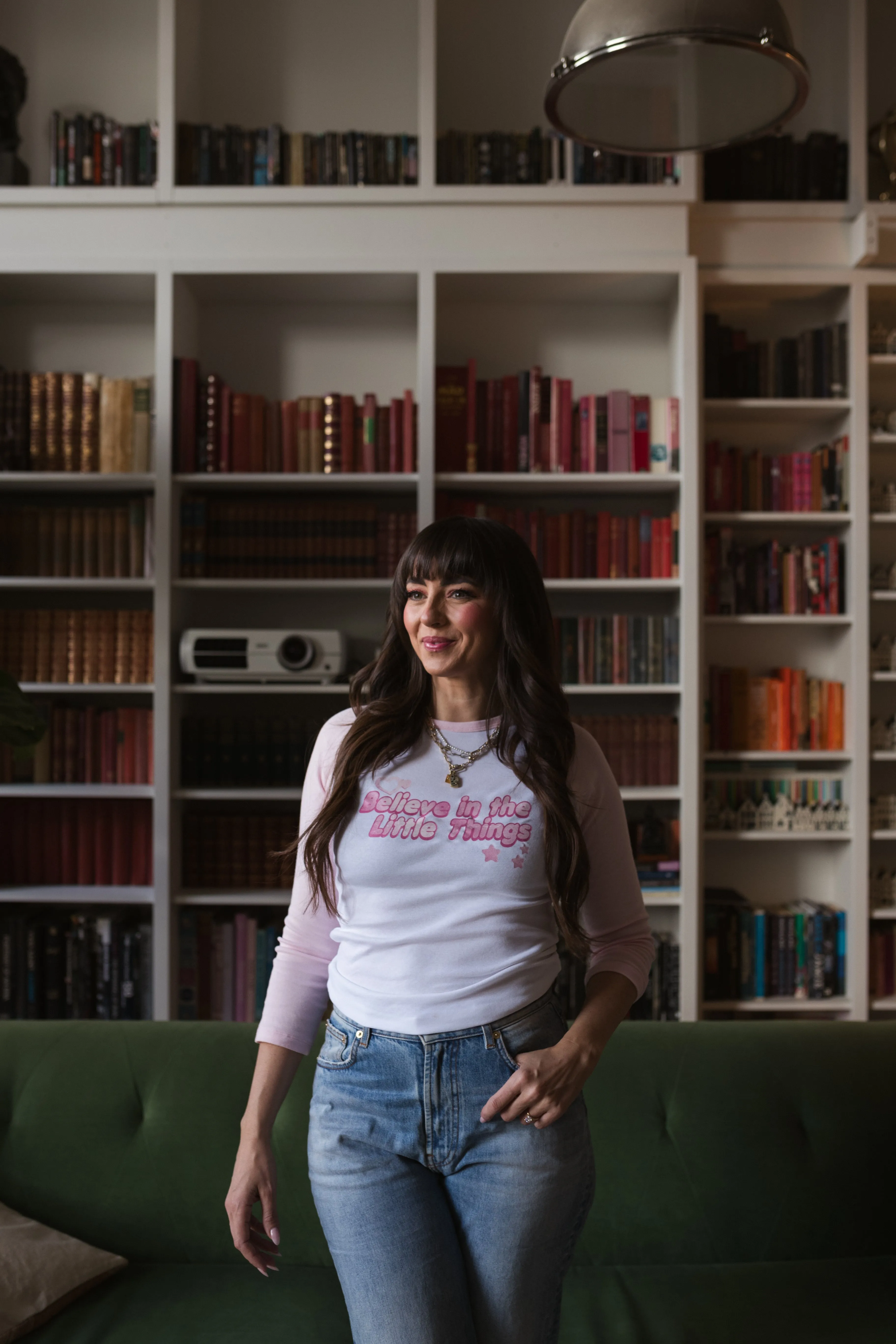 Polly Pocket™ x P/C Little Things Cropped Raglan - White/Pink sold by Peace-Collective product image thumbnail 5