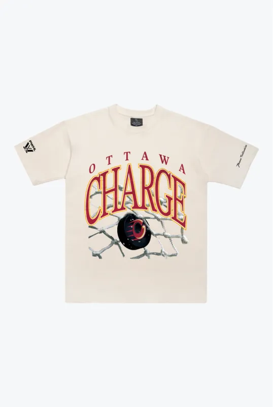 Ottawa Charge Heavyweight T-Shirt - Ivory sold by Peace-Collective
