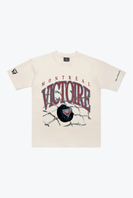 Montréal Victoire Heavyweight T-Shirt - Ivory sold by Peace-Collective