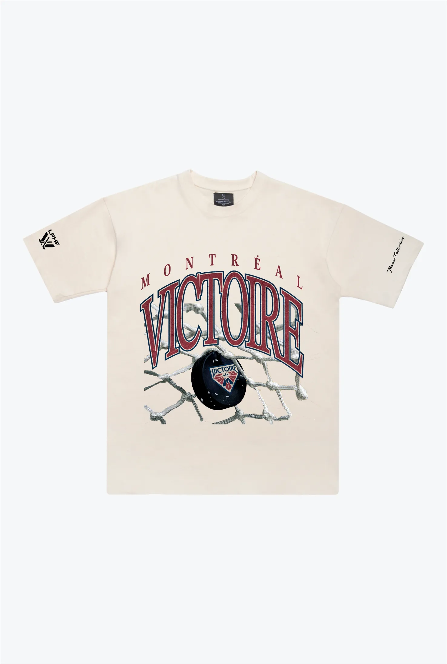 Montréal Victoire Heavyweight T-Shirt - Ivory sold by Peace-Collective