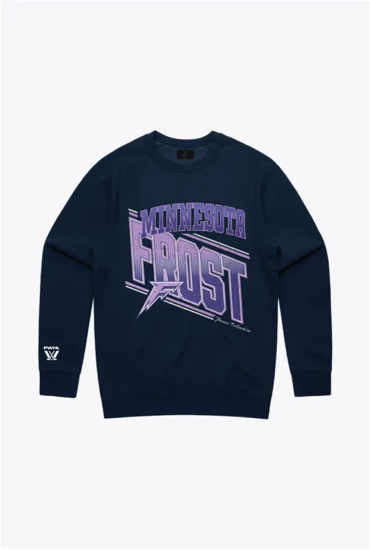 Minnesota Frost Crewneck - Navy sold by Peace-Collective