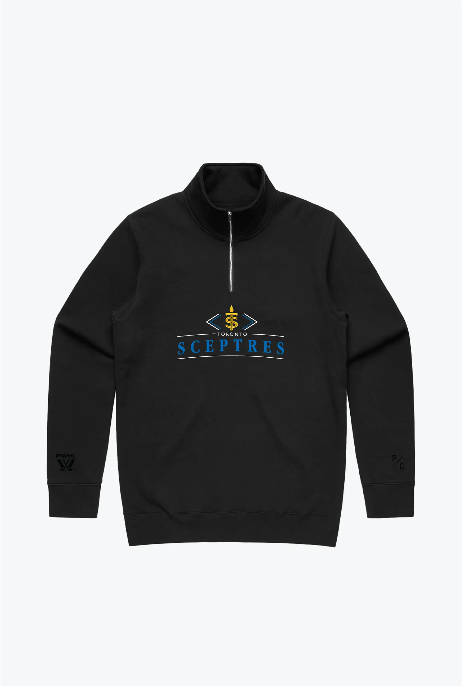 Toronto Sceptres Quarter Zip - Black sold by Peace-Collective
