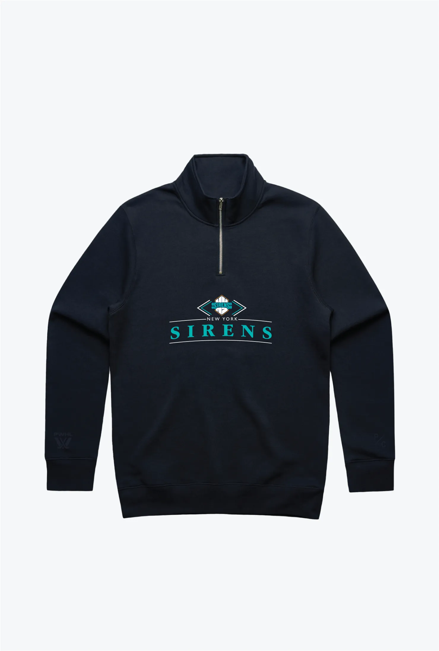 New York Sirens Quarter Zip - Navy sold by Peace-Collective