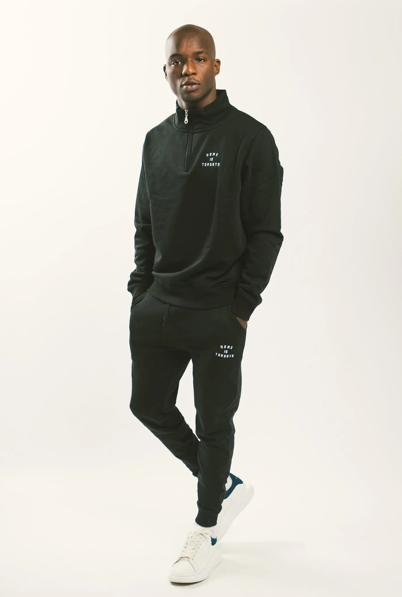Home is Toronto Crescent Quarter Zip - Black sold by Peace-Collective product image thumbnail 3