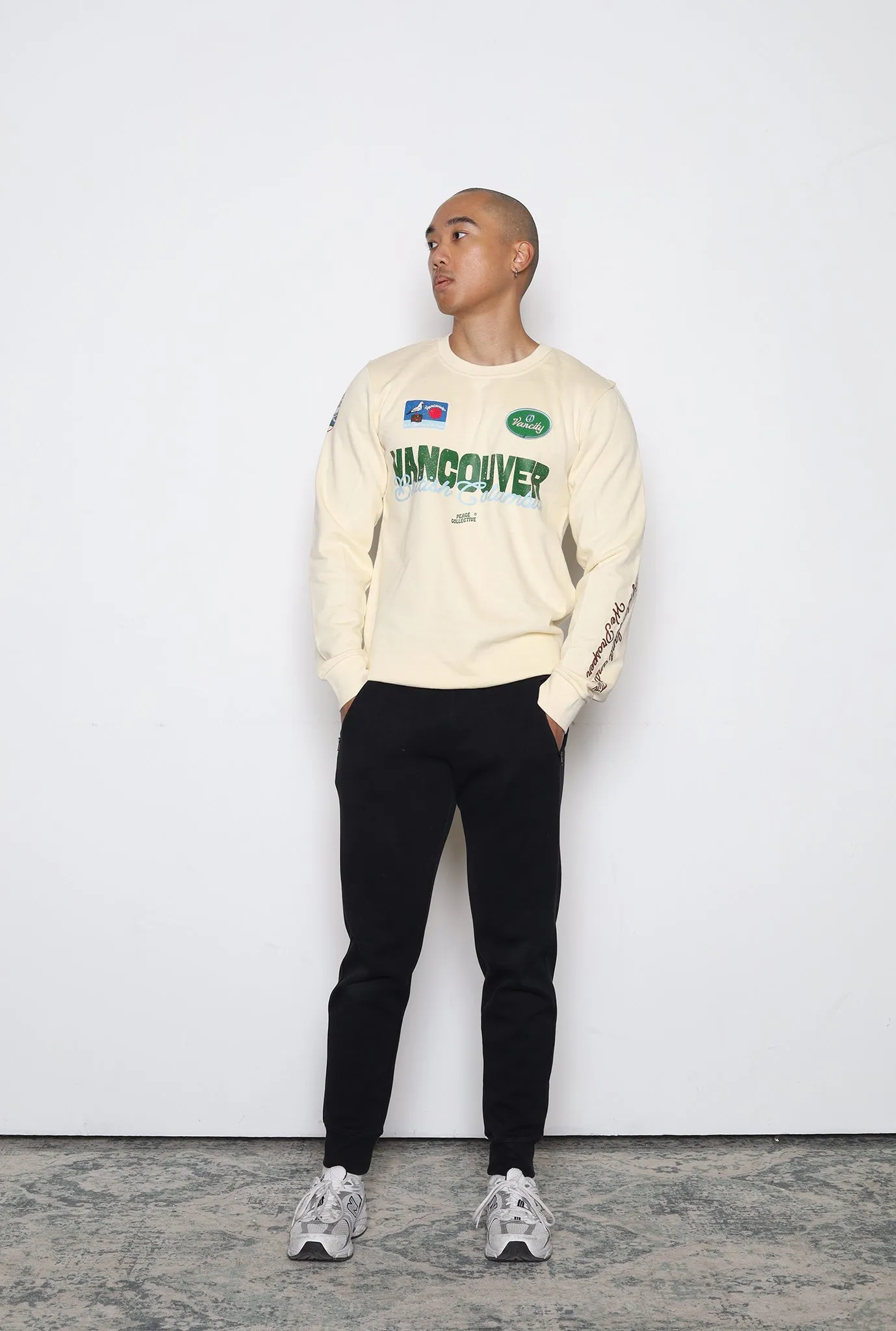 Vancouver British Columbia Patch Crewneck - Ivory sold by Peace-Collective product image thumbnail 5