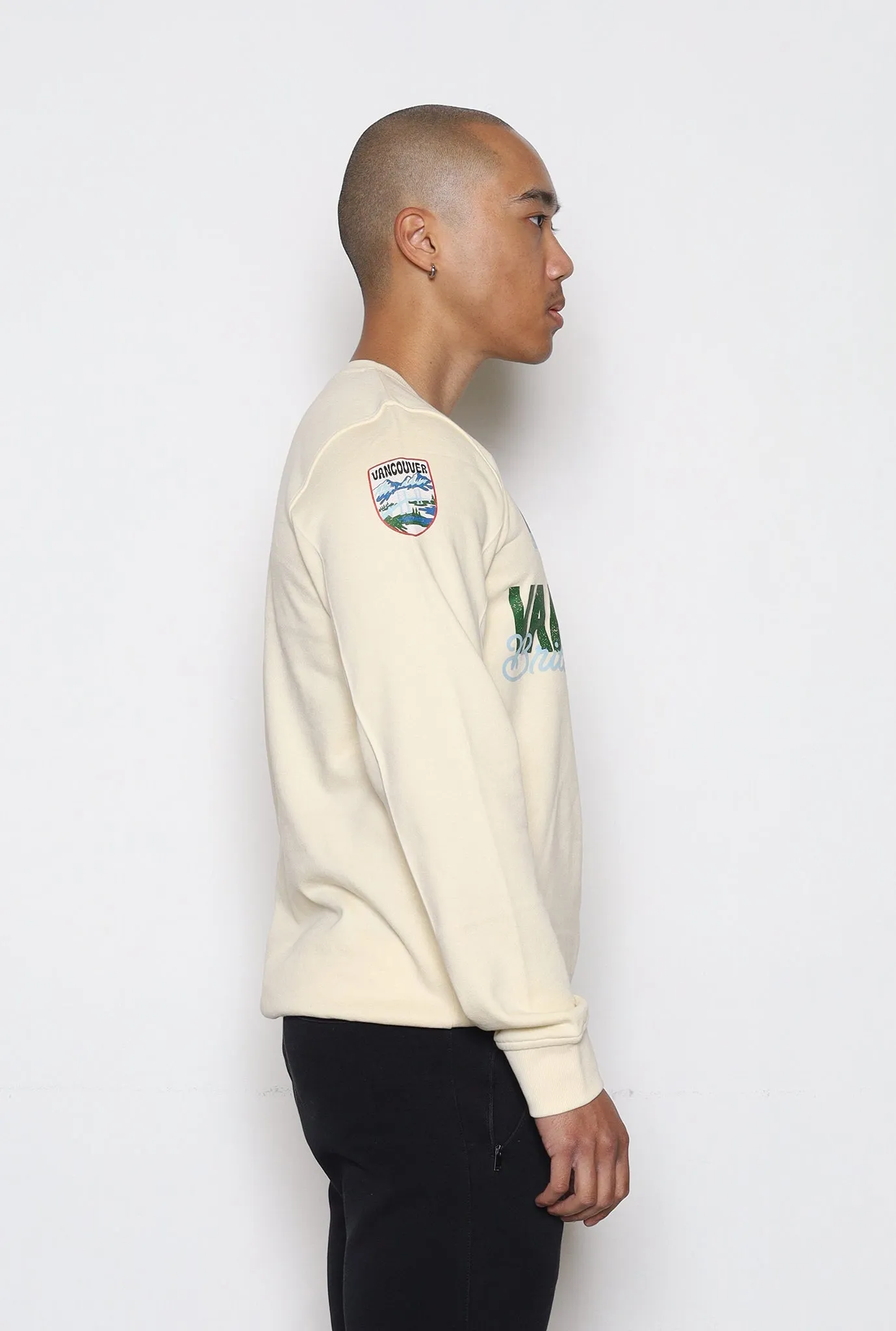 Vancouver British Columbia Patch Crewneck - Ivory sold by Peace-Collective product image thumbnail 4