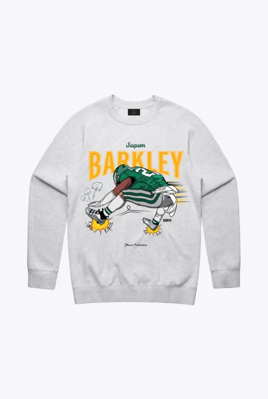 Saquon Barkley Crewneck - Ash sold by Peace-Collective