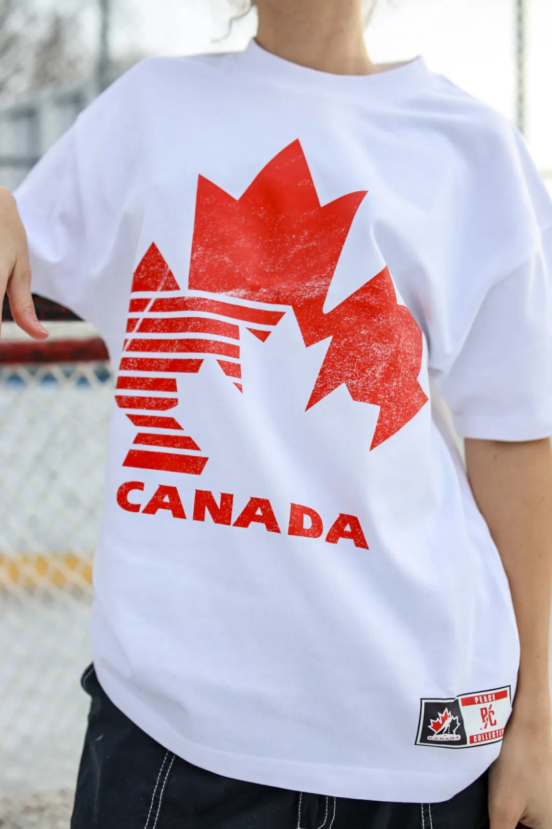 P/C x Hockey Canada Vintage Heavyweight T-Shirt - White sold by Peace-Collective product image thumbnail 3