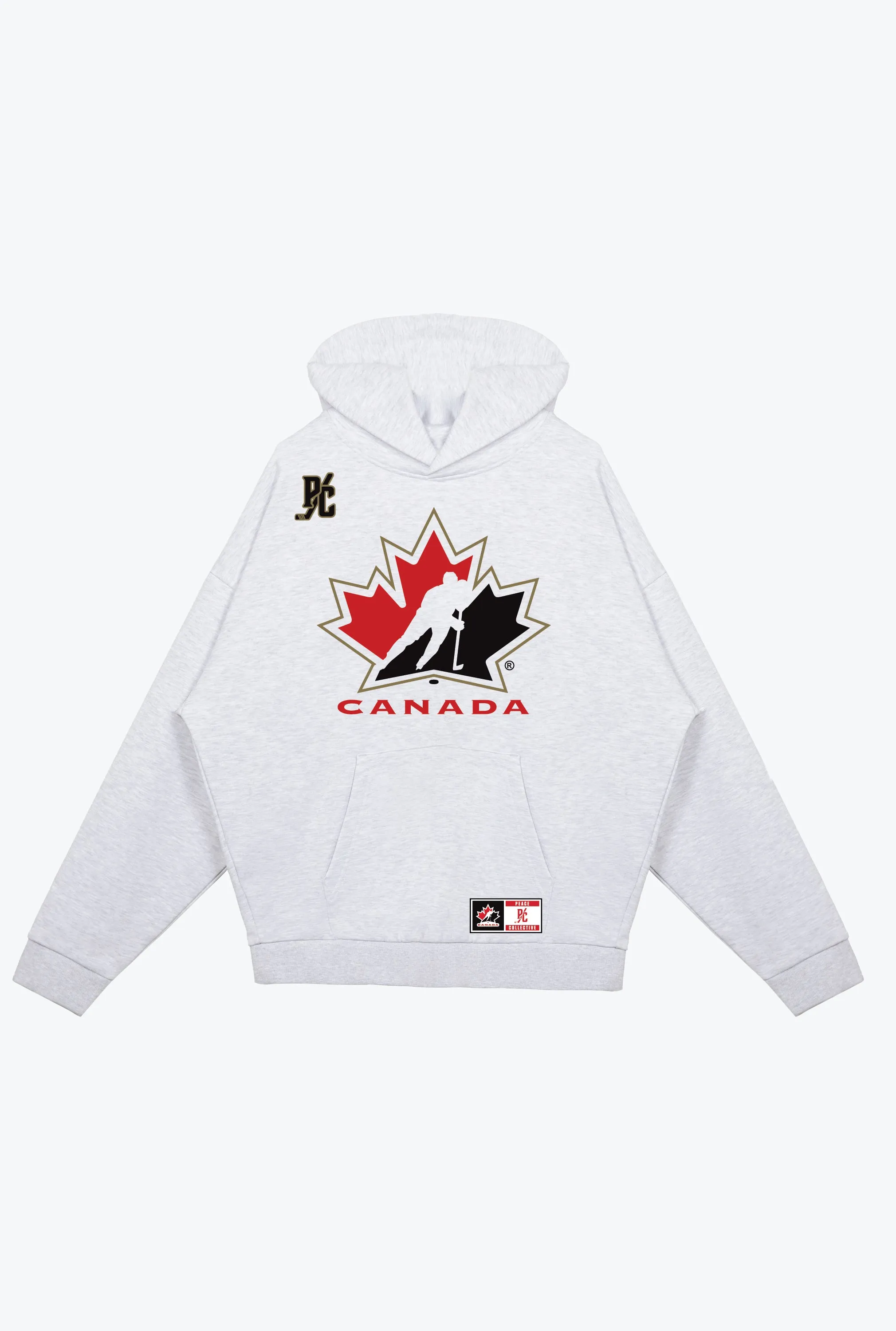 P/C x Hockey Canada Heavyweight Hoodie - Ash sold by Peace-Collective