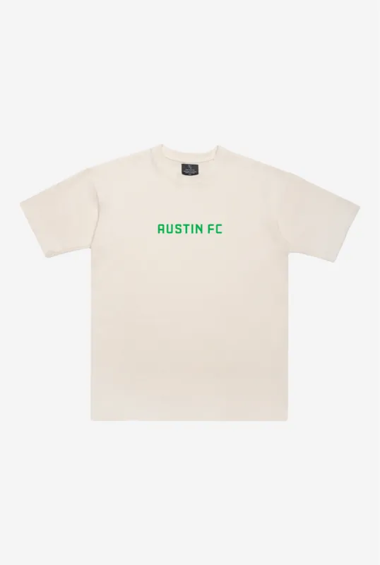 Austin FC Heavyweight T-Shirt - Natural sold by Peace-Collective