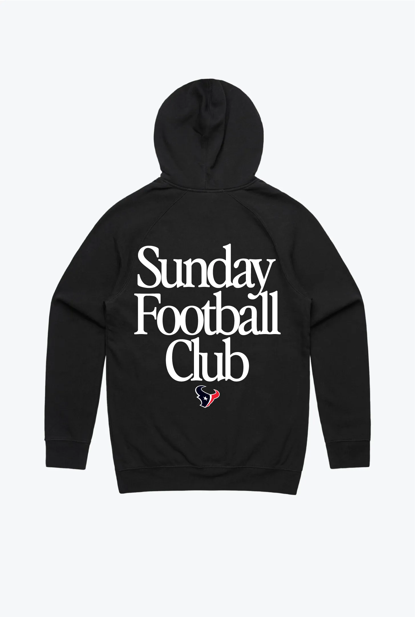 Houston Texans Sunday Football Club Hoodie - Black sold by Peace-Collective