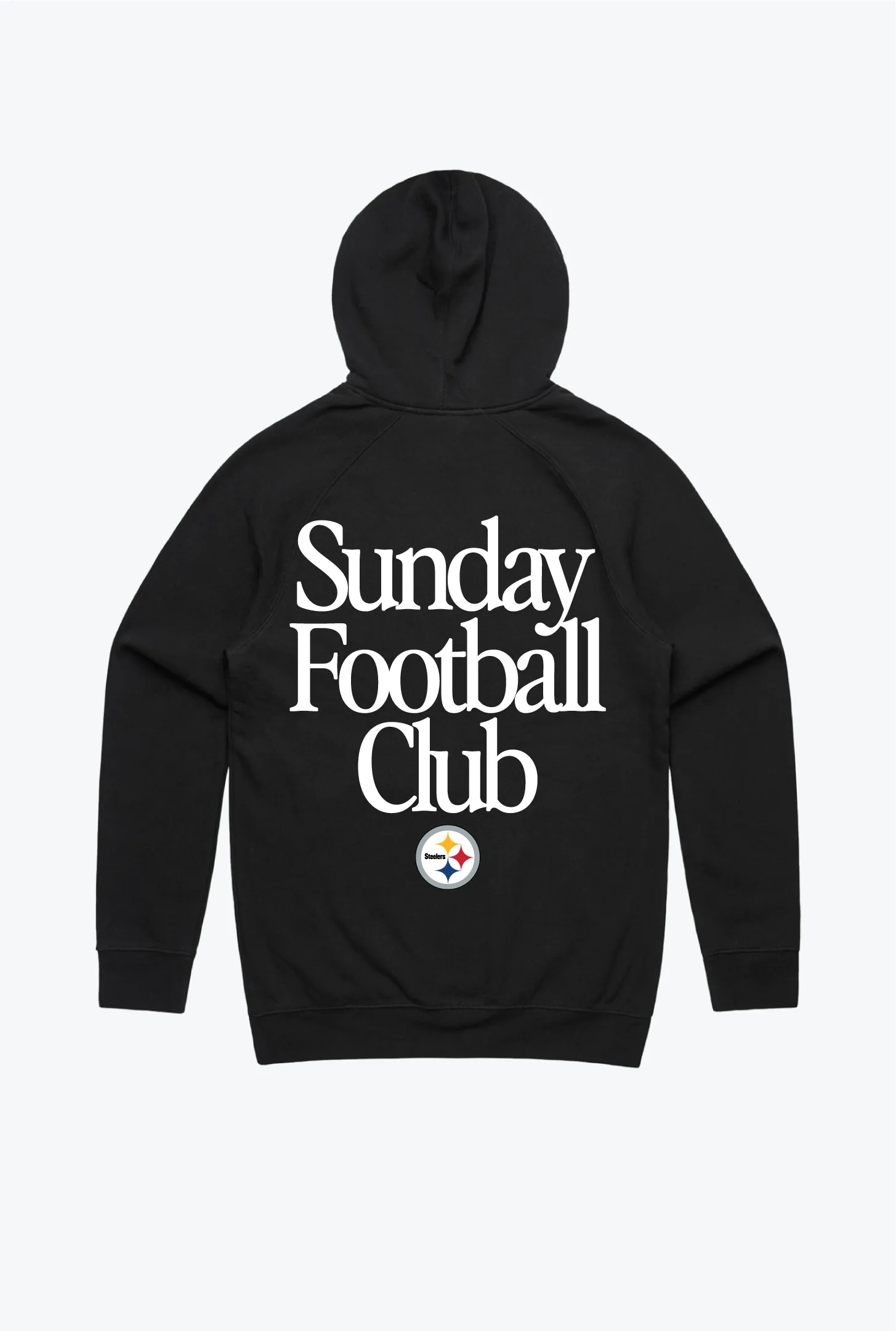 Pittsburgh Steelers Sunday Football Club Hoodie - Black sold by Peace-Collective