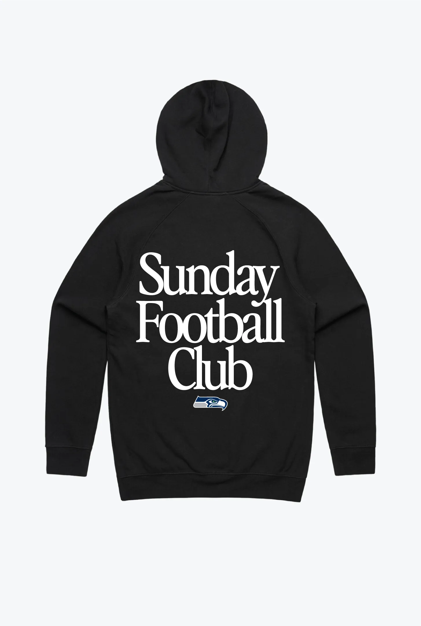 Seattle Seahawks Sunday Football Club Hoodie - Black sold by Peace-Collective