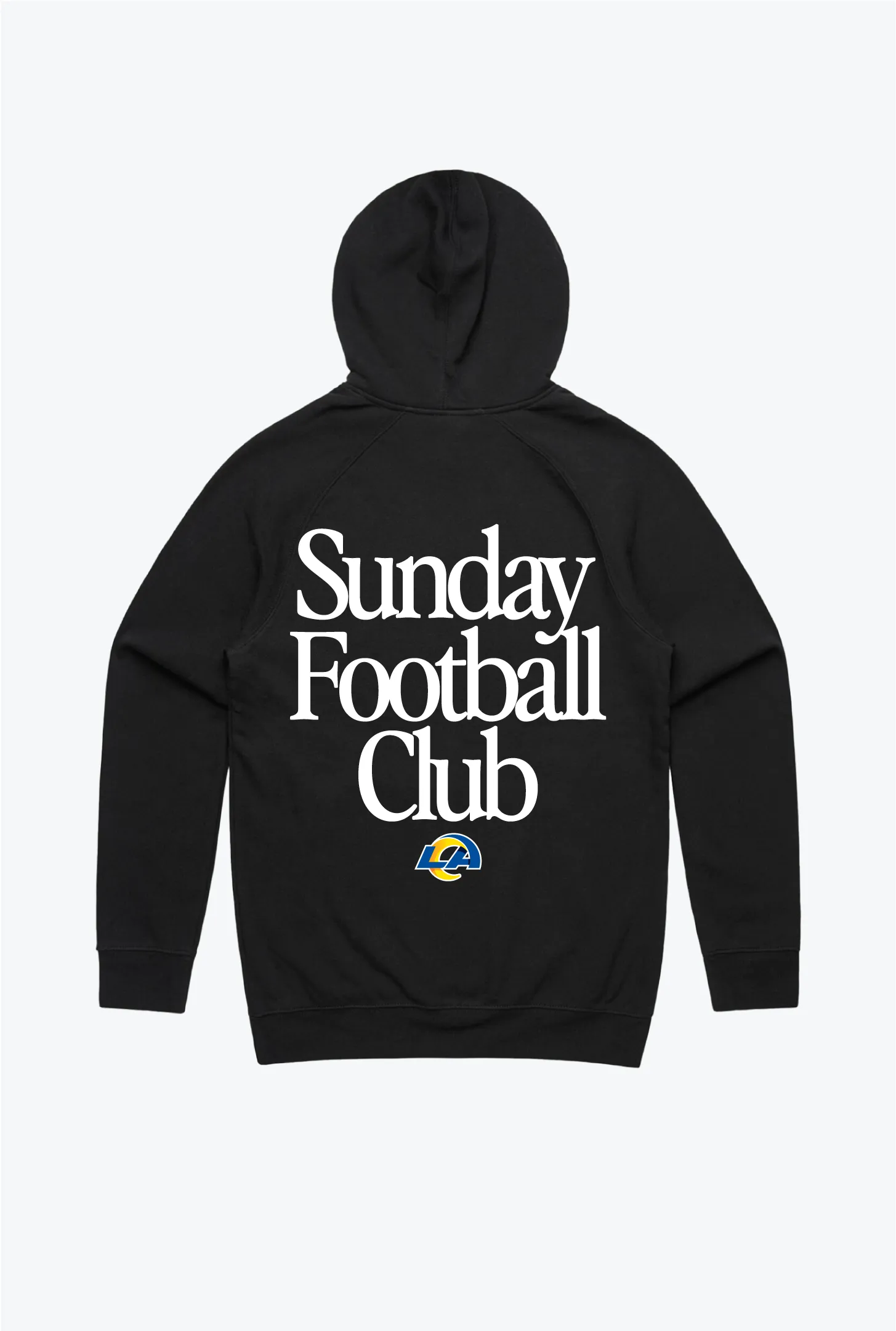 Los Angeles Rams Sunday Football Club Hoodie - Black sold by Peace-Collective