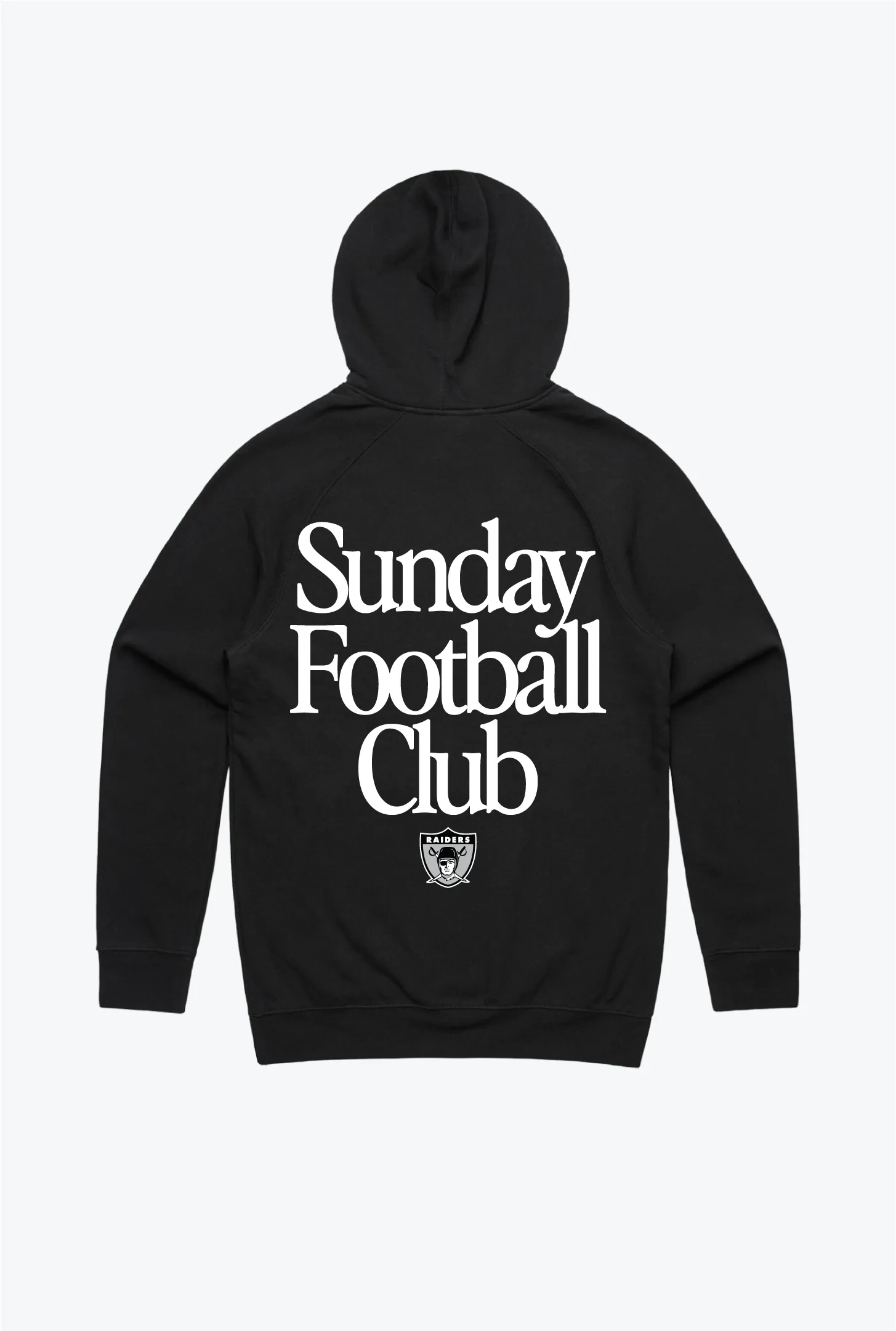 Las Vegas Raiders Sunday Football Club Hoodie - Black sold by Peace-Collective