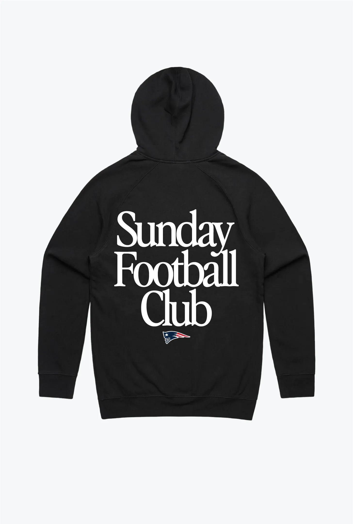 New England Patriots Sunday Football Club Hoodie - Black sold by Peace-Collective