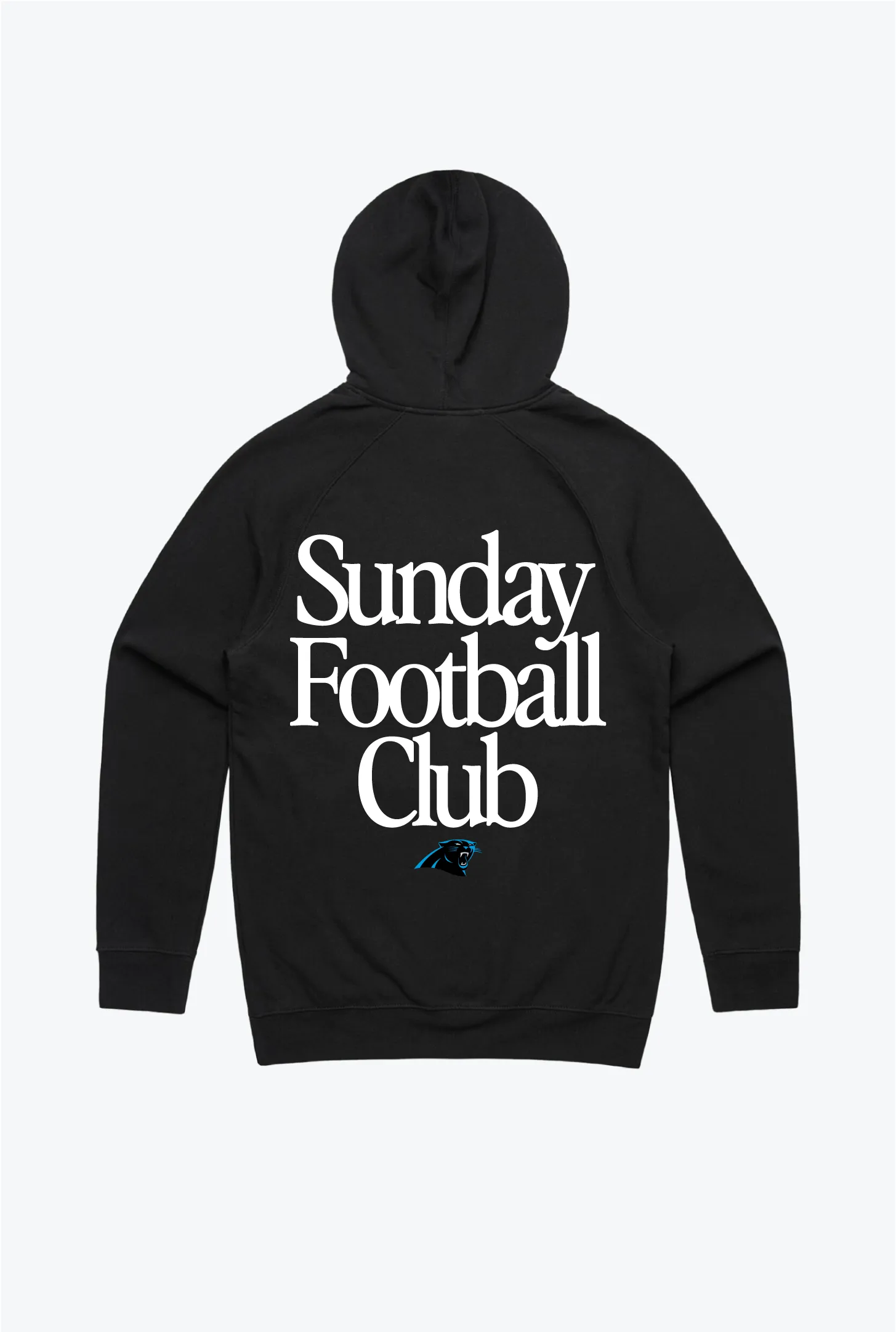 Carolina Panthers Sunday Football Club Hoodie - Black sold by Peace-Collective