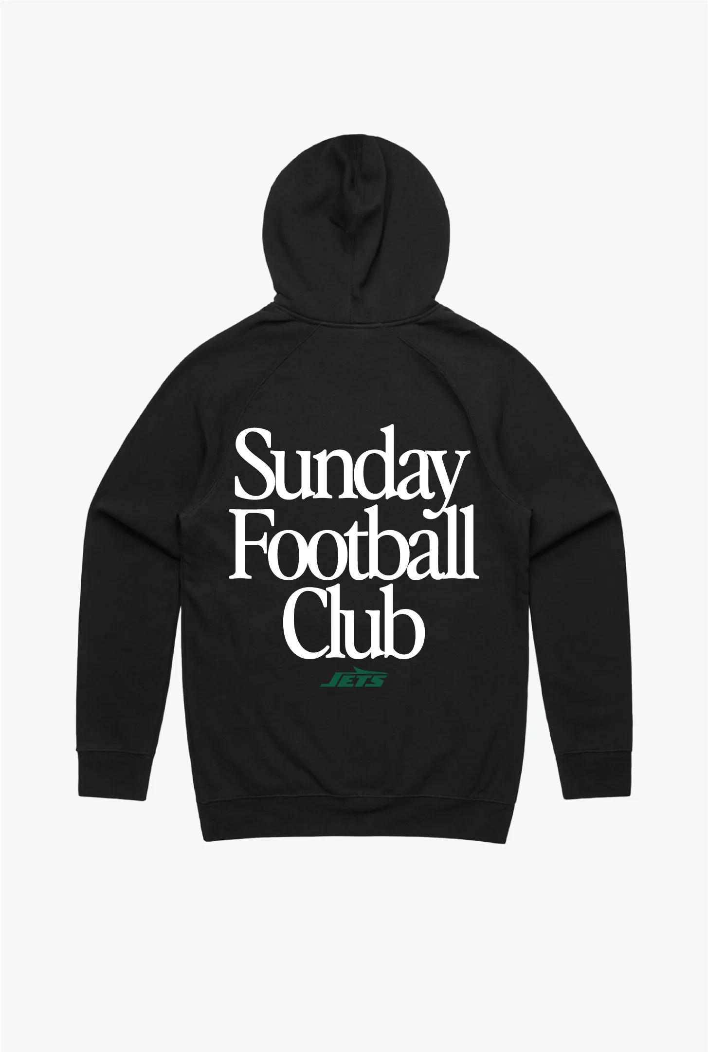 New York Jets Sunday Football Club Hoodie - Black sold by Peace-Collective