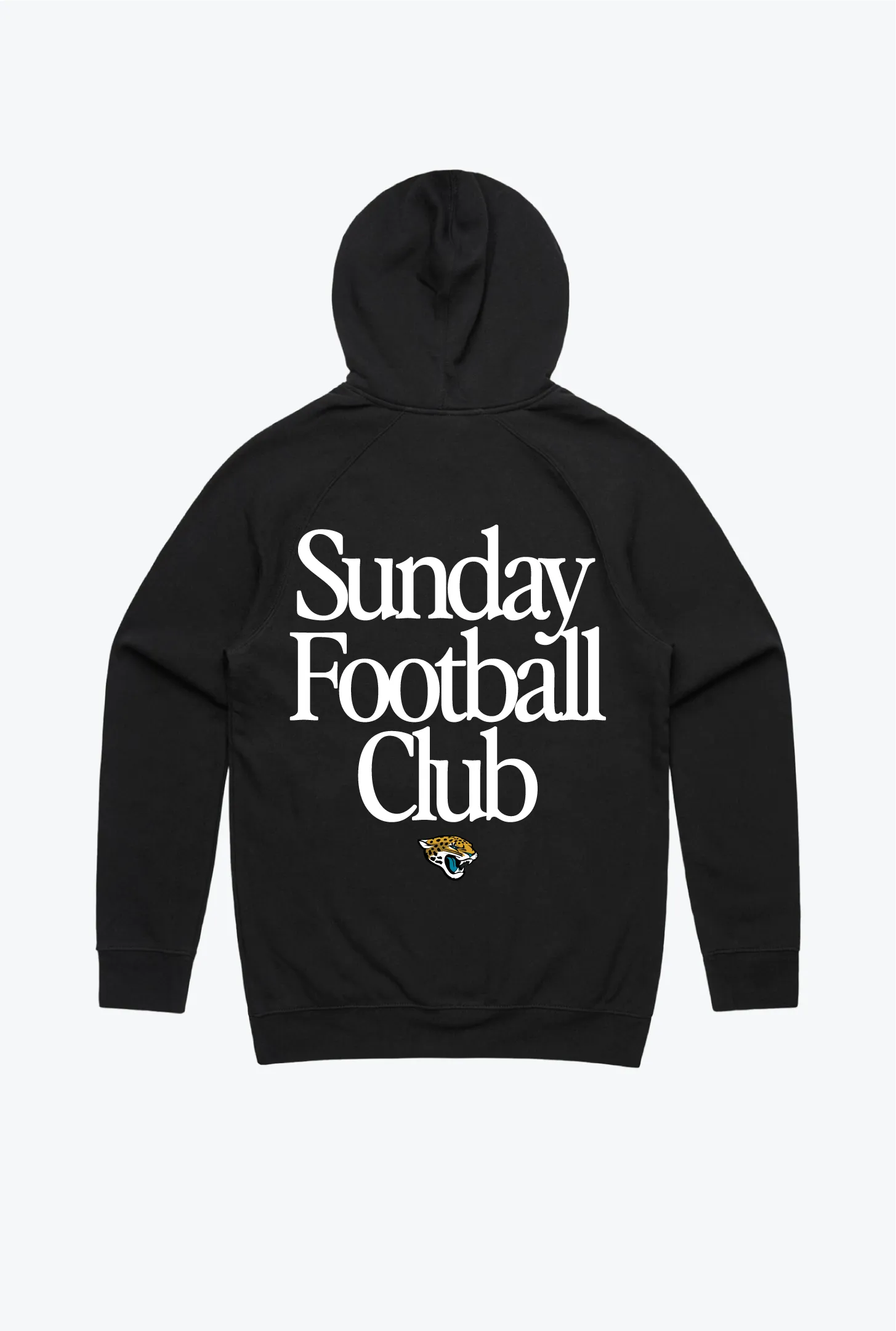 Jacksonville Jaguars Sunday Football Club Hoodie - Black sold by Peace-Collective