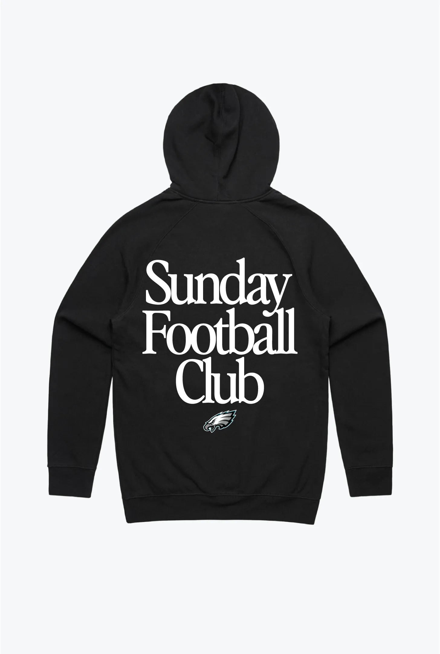 Philadelphia Eagles Sunday Football Club Hoodie - Black sold by Peace-Collective