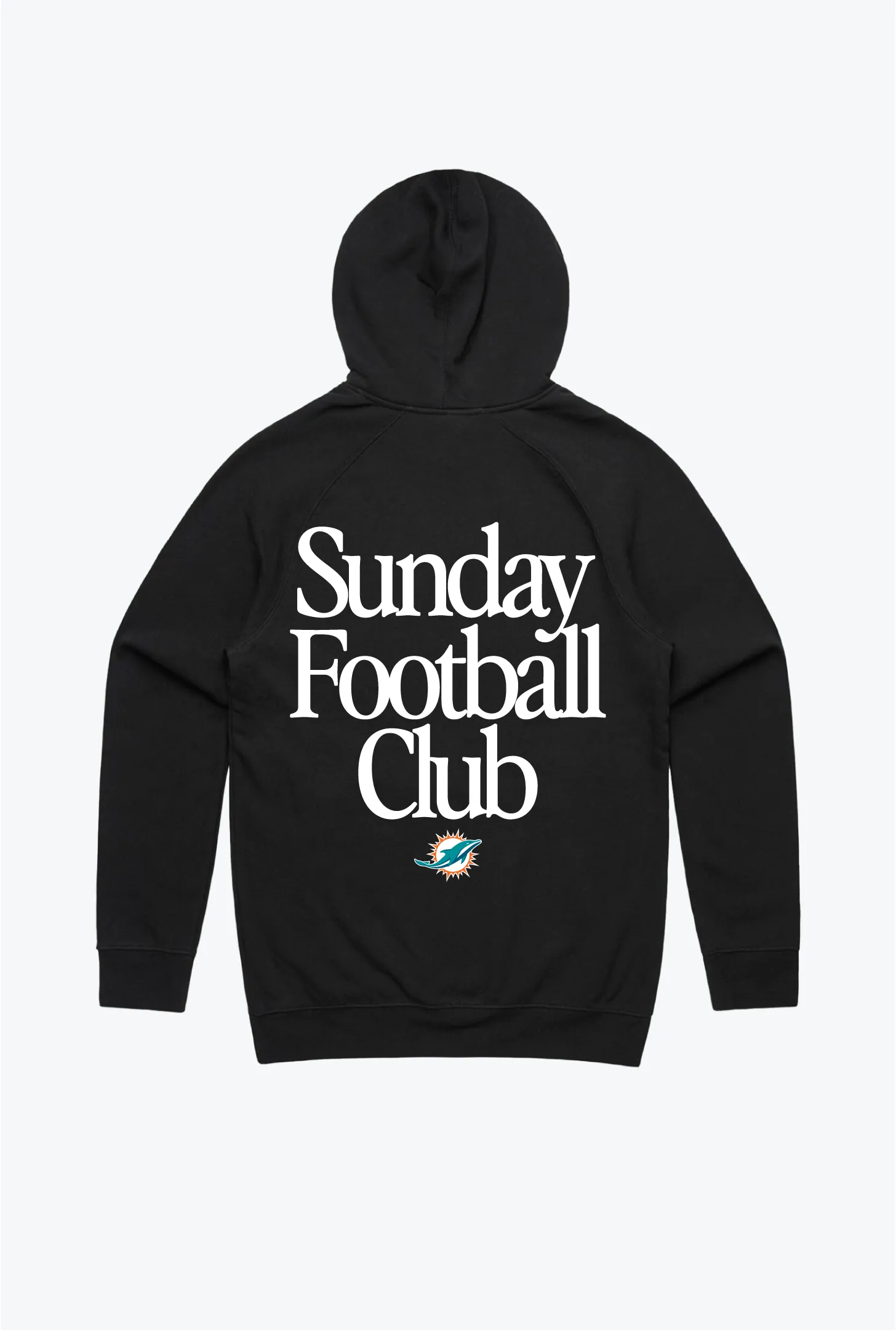 Miami Dolphins Sunday Football Club Hoodie - Black sold by Peace-Collective