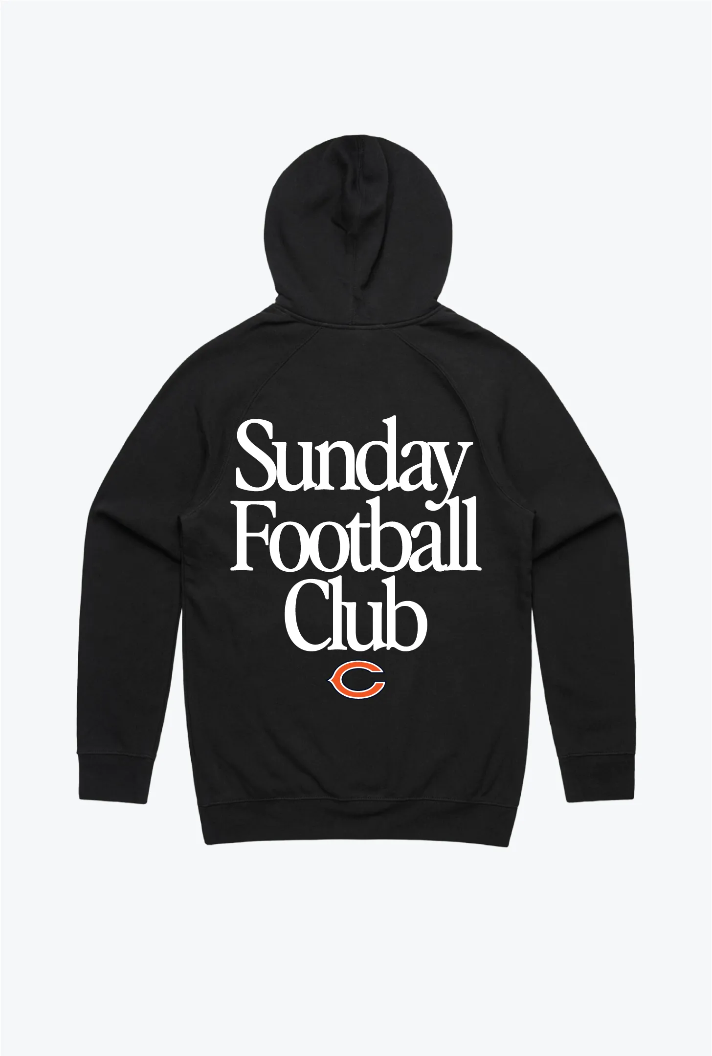 Chicago Bears Sunday Football Club Hoodie - Black sold by Peace-Collective