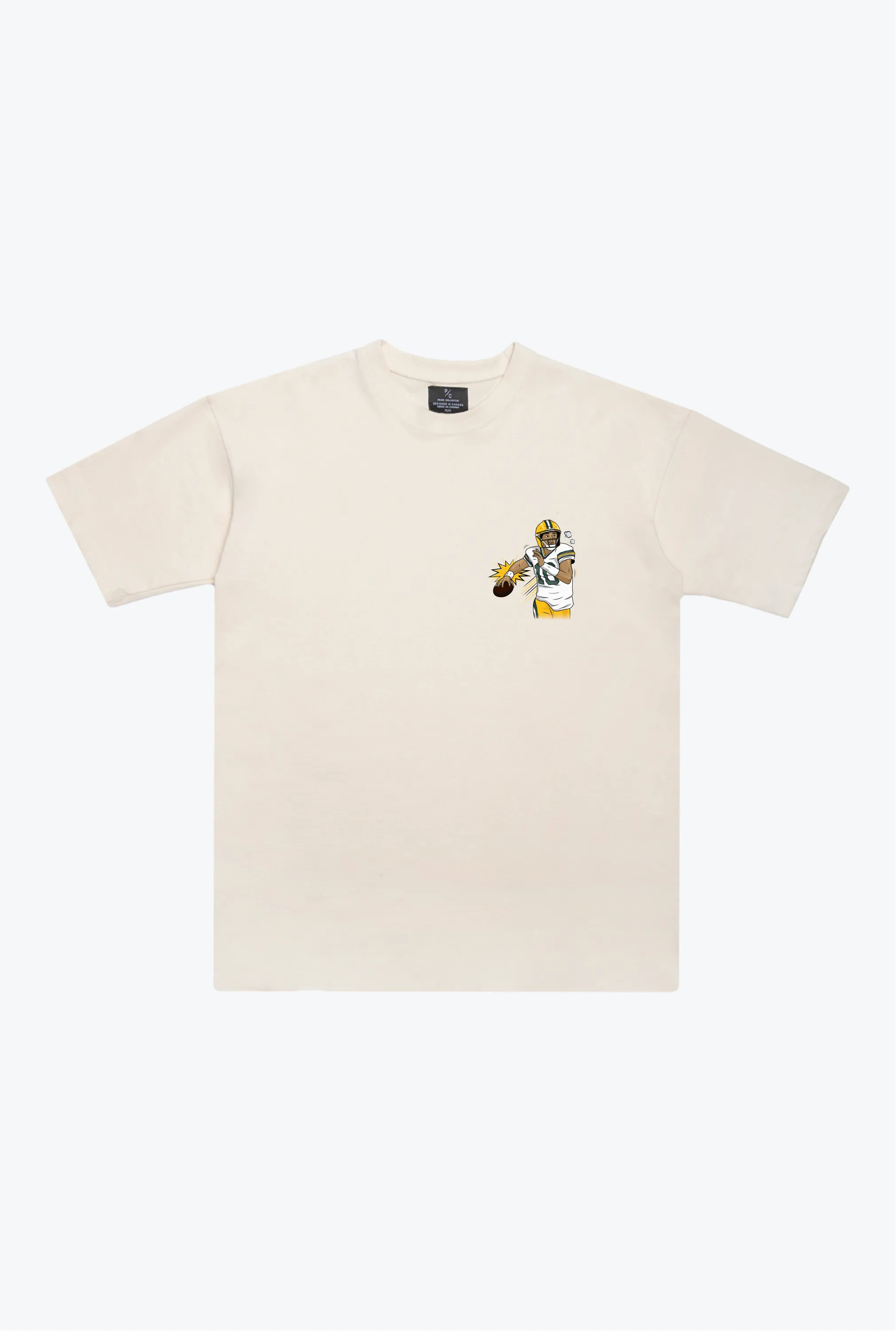 Jordan Love Heavyweight T-Shirt - Ivory sold by Peace-Collective product image thumbnail 2