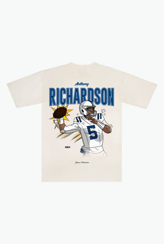 Anthony Richardson Heavyweight T-Shirt - Ivory made by Peace-Collective