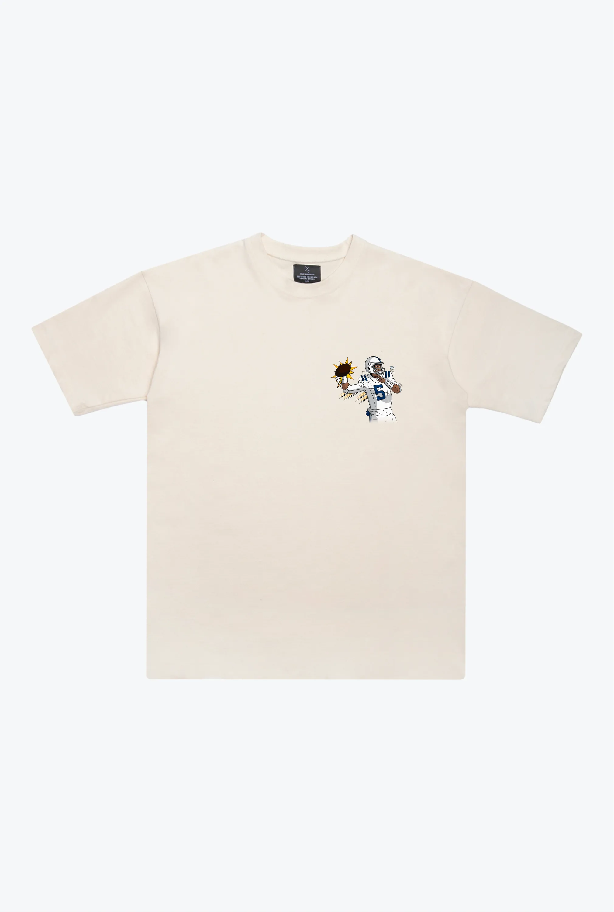 Anthony Richardson Heavyweight T-Shirt - Ivory sold by Peace-Collective product image thumbnail 2