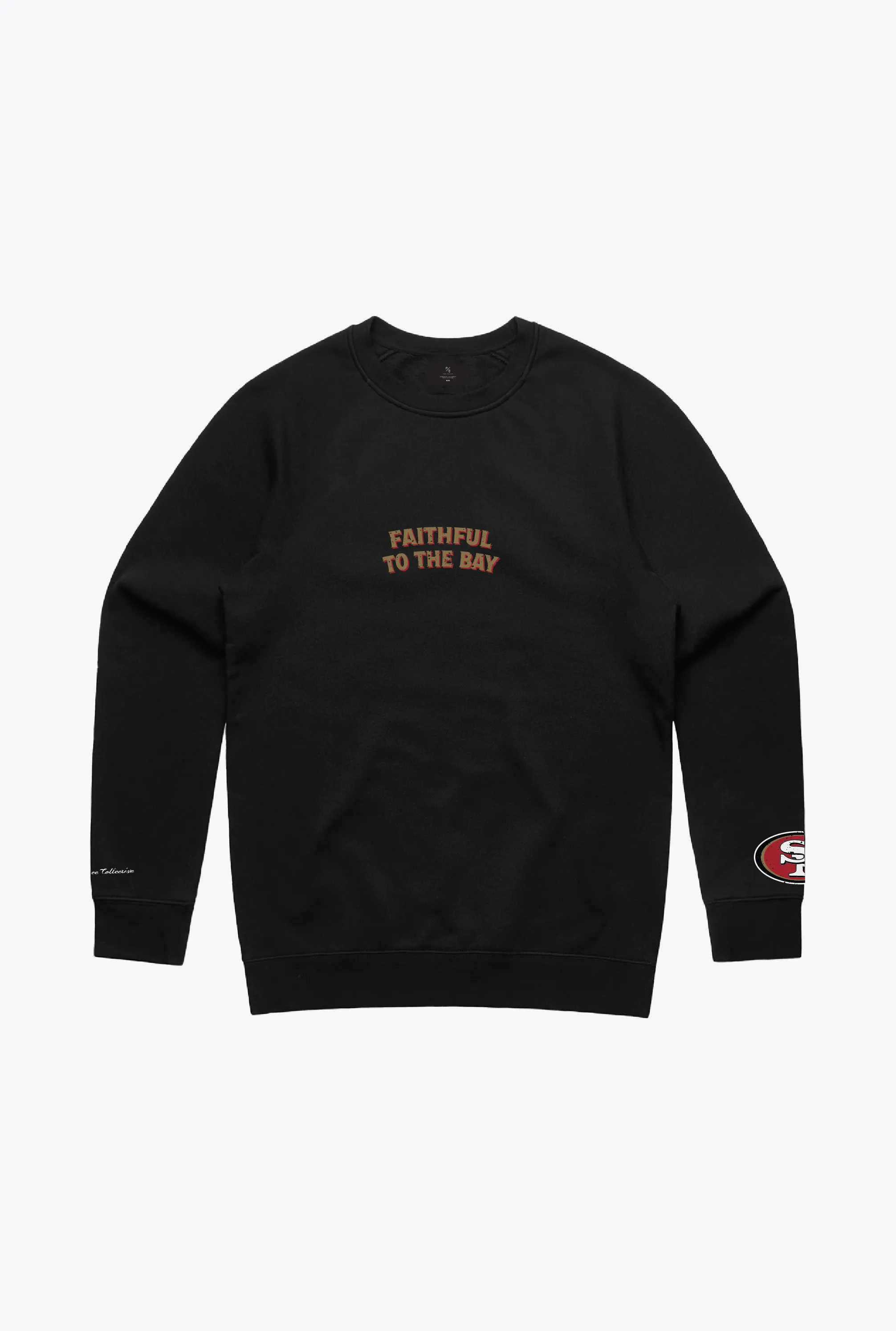San Francisco 49ers Spirit Crewneck - Black sold by Peace-Collective product image thumbnail 2