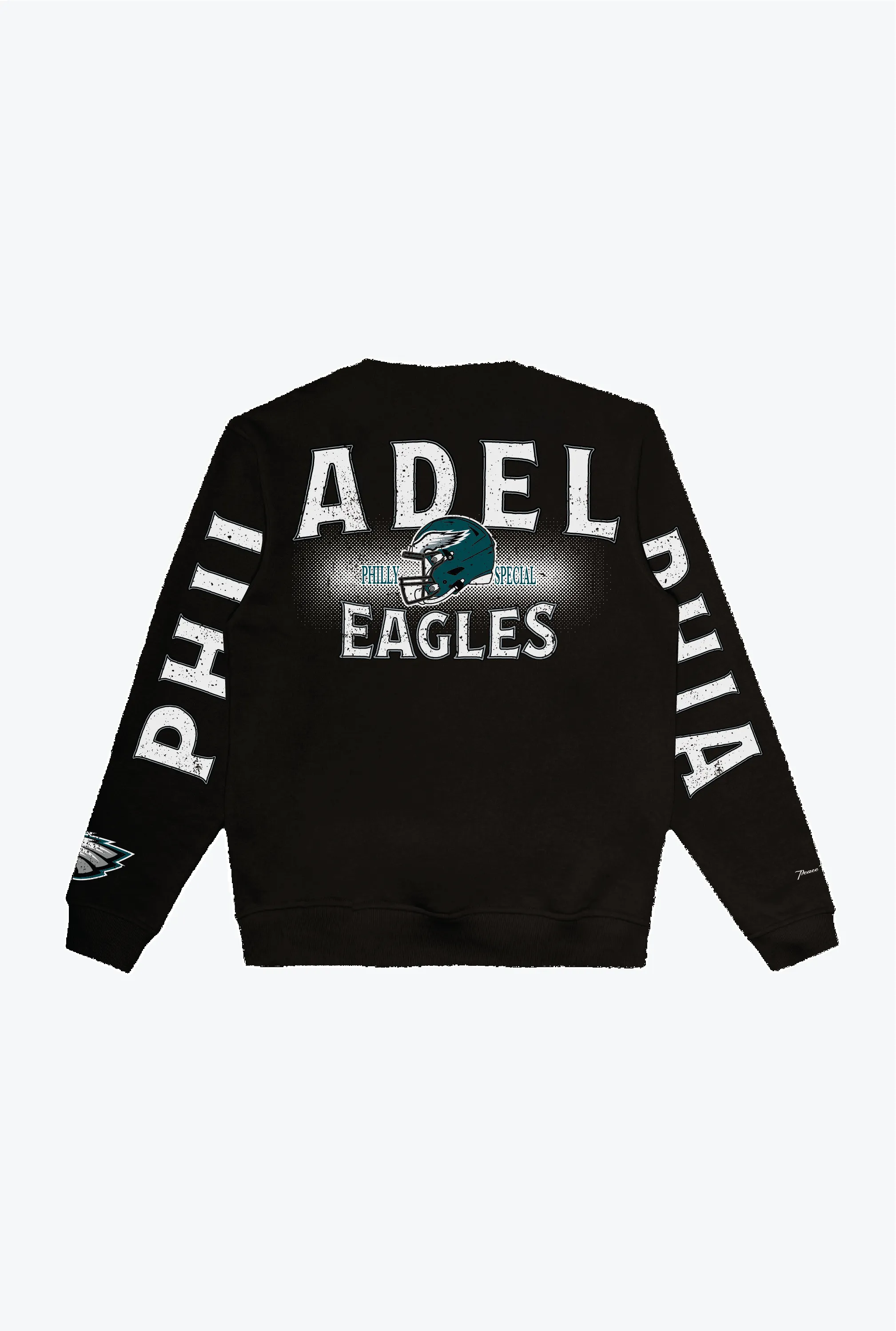 Philadelphia Eagles Spirit Crewneck - Black sold by Peace-Collective