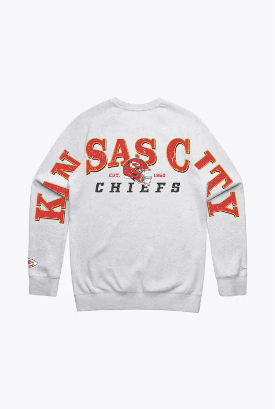 Kansas City Chiefs Spirit Crewneck - Ash sold by Peace-Collective