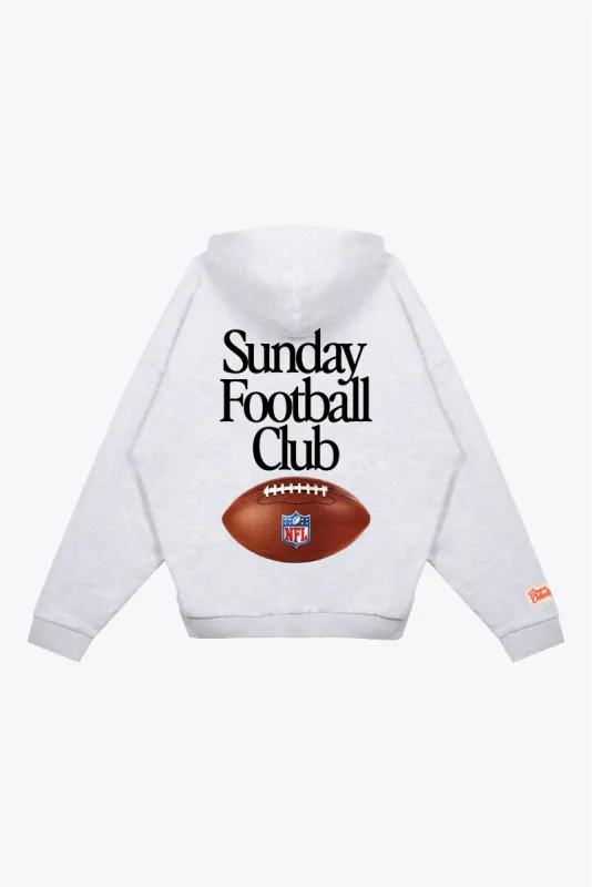 Sunday Football Club Heavyweight Hoodie - Ash sold by Peace-Collective