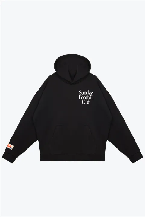 Sunday Football Club SuperHeavy™️ Hoodie - Black sold by Peace-Collective product image thumbnail 2