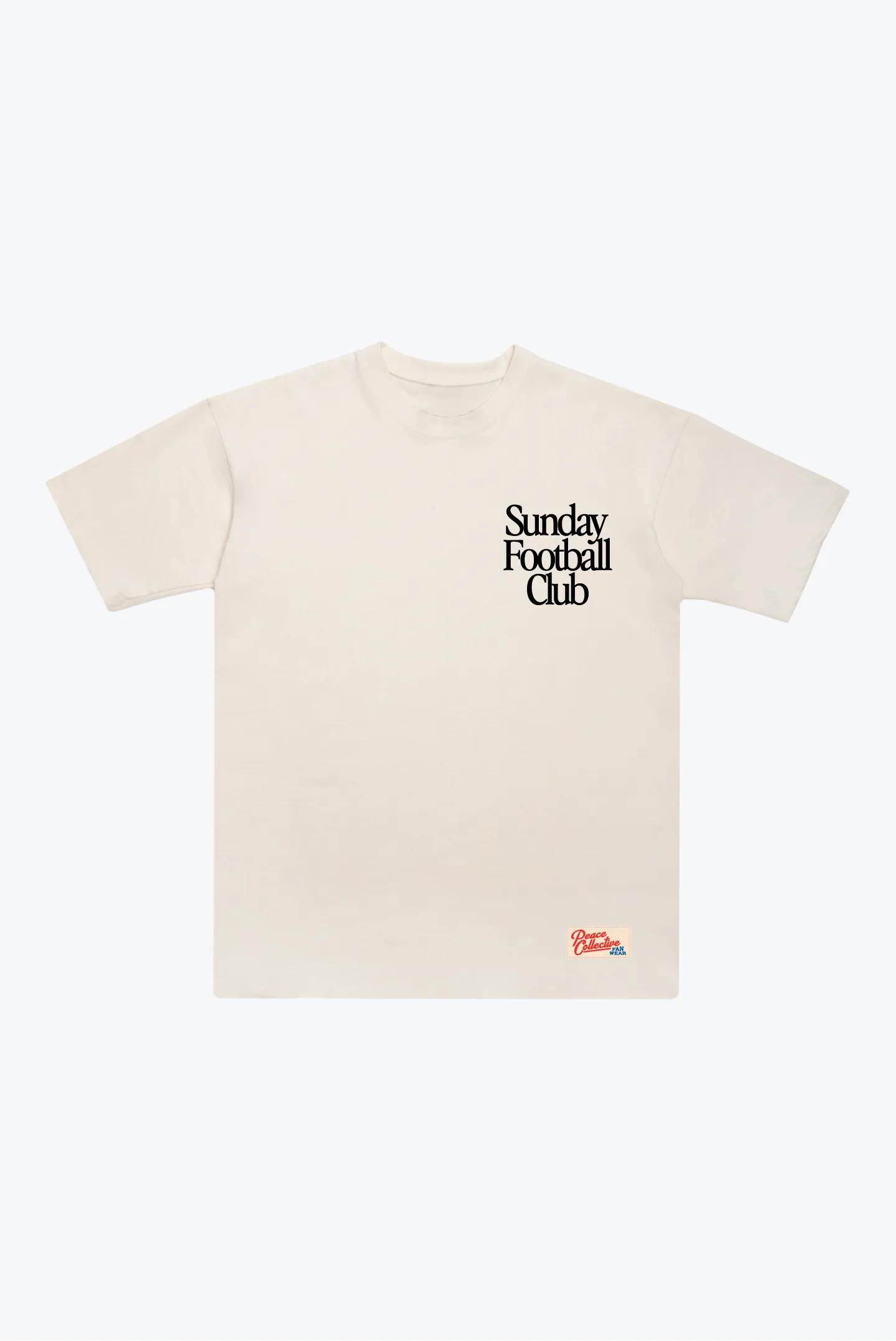 Sunday Football Club Heavyweight T-Shirt - Ivory sold by Peace-Collective product image thumbnail 2