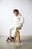 P/C x SmileyWorld "Be Kind To Your Mind & Others" Youth Heavyweight Jogger - Ivory sold by Peace-Collective