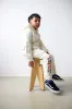 P/C x SmileyWorld "Be Kind To Your Mind & Others" Youth Heavyweight Jogger - Ivory sold by Peace-Collective