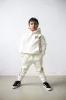 P/C x SmileyWorld "Be Kind To Your Mind & Others" Youth Heavyweight Jogger - Ivory sold by Peace-Collective