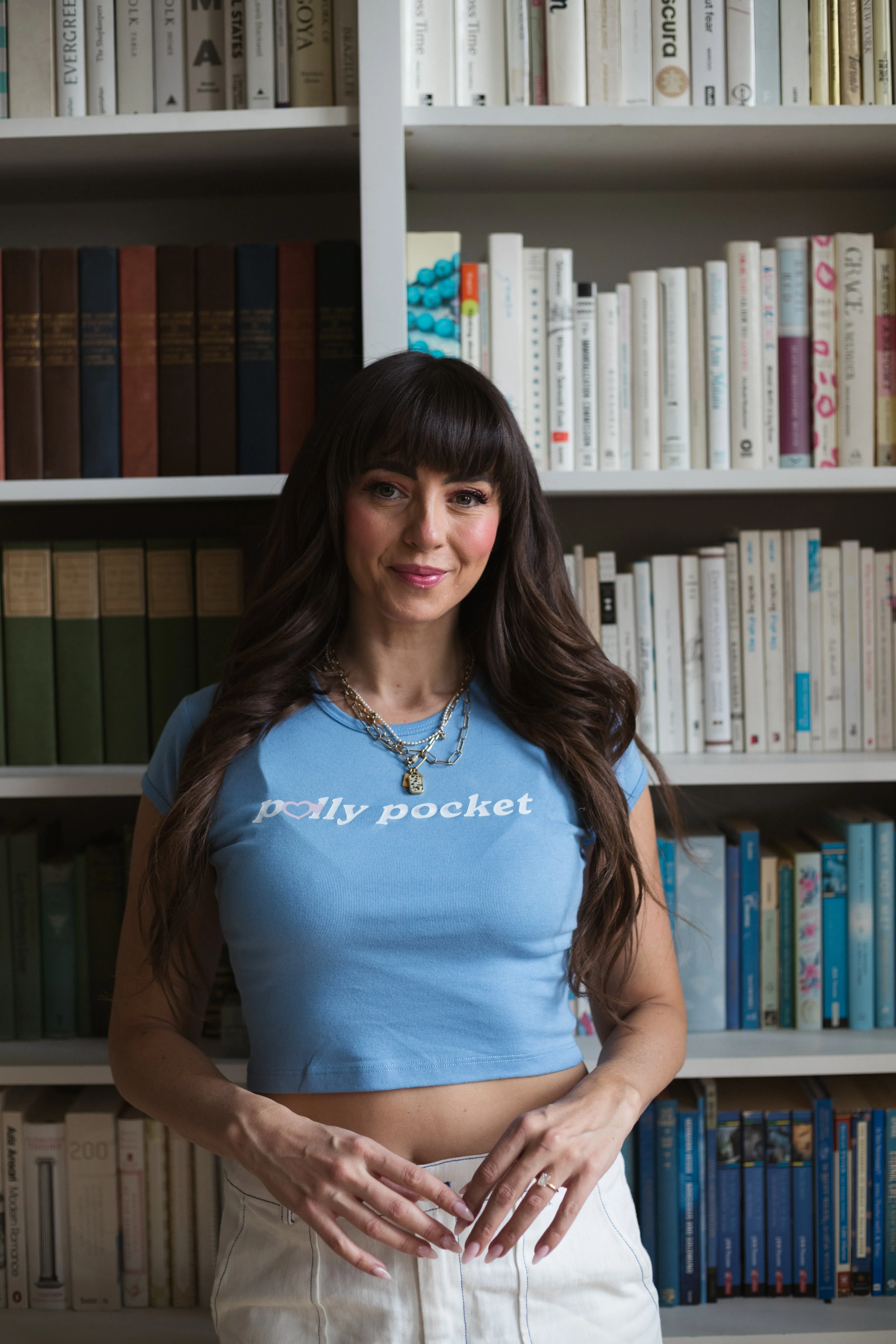 Polly Pocket™ x P/C Y2K Baby Tee - Baby Blue sold by Peace-Collective product image thumbnail 2