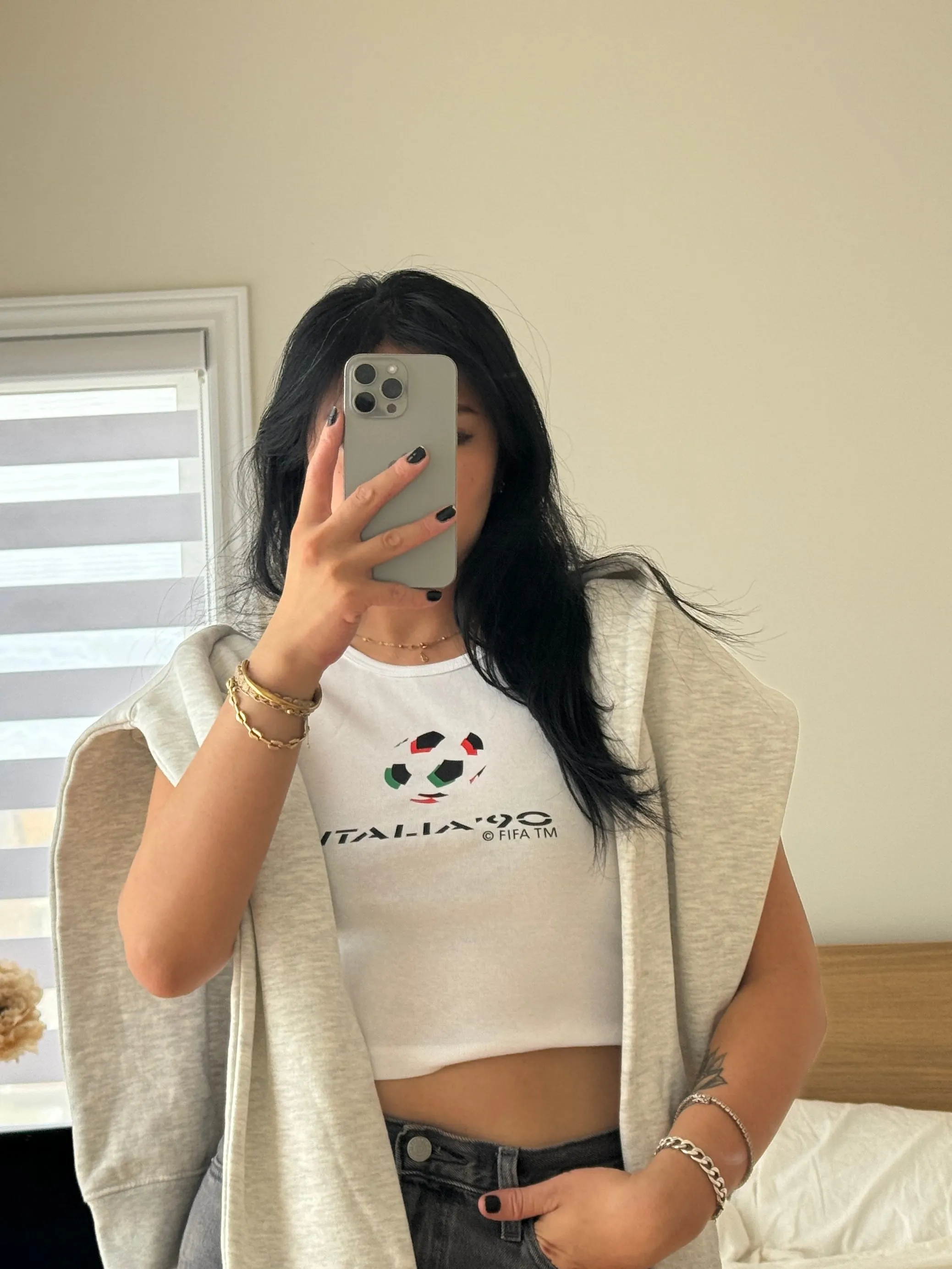 FIFA Italy '90 World Cup Baby Tee - White sold by Peace-Collective product image thumbnail 4