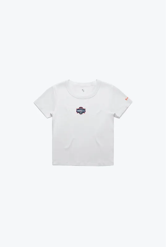 Washington Mystics Baby Tee - White sold by Peace-Collective