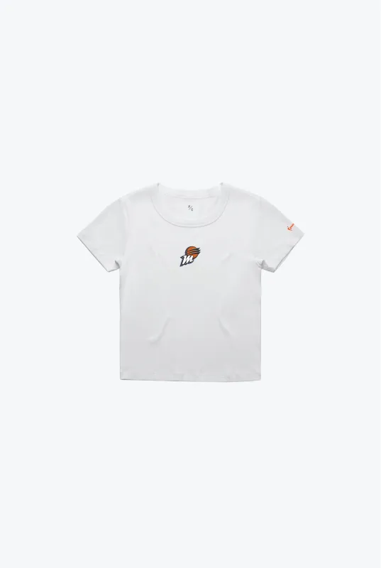 Phoenix Mercury Baby Tee - White made by Peace-Collective