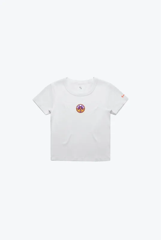 Los Angeles Sparks Baby Tee - White sold by Peace-Collective