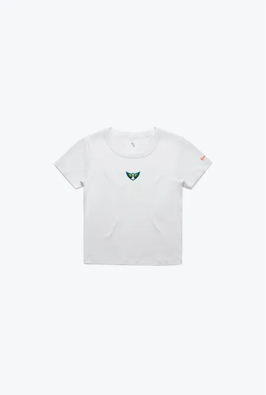 Dallas Wings Baby Tee - White sold by Peace-Collective
