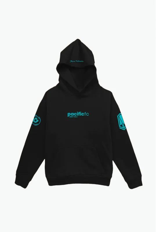 Pacific FC Heavyweight Hoodie - Black sold by Peace-Collective