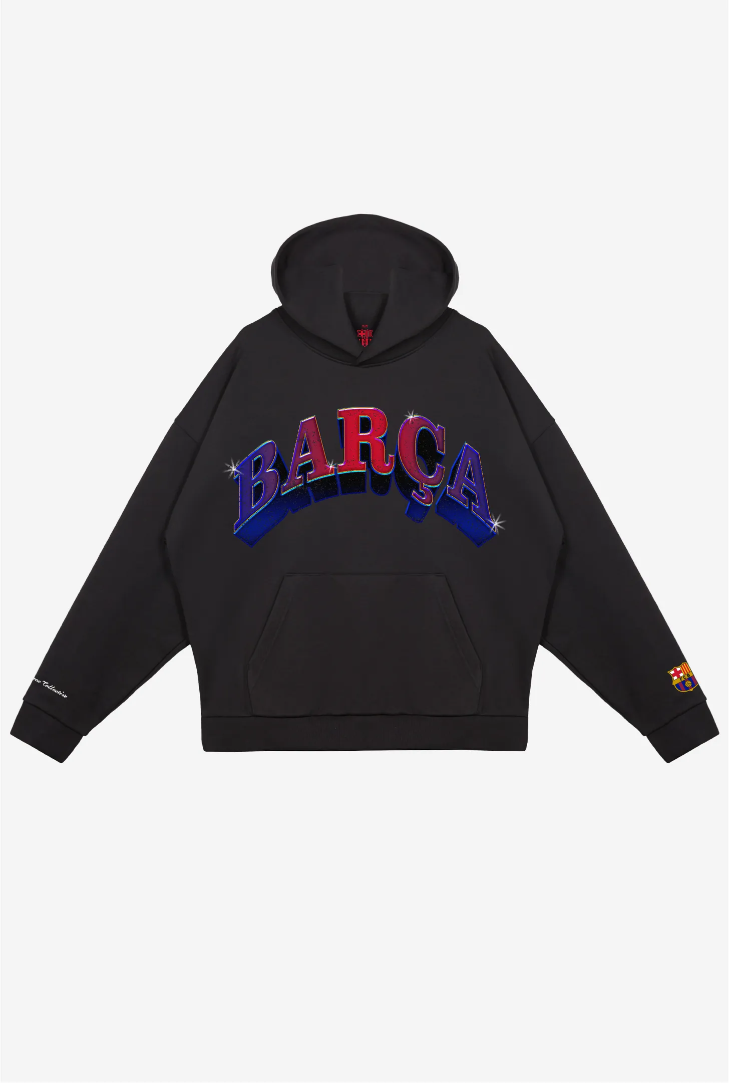 FC Barcelona SuperHeavy™️ Hoodie - Black sold by Peace-Collective
