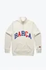 FC Barcelona Collegiate Quarter Zip - Ivory sold by Peace-Collective