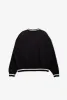 New York Knicks Ribbed Heavyweight Crewneck - Black sold by Peace-Collective