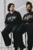 New York Knicks Ribbed Heavyweight Crewneck - Black sold by Peace-Collective